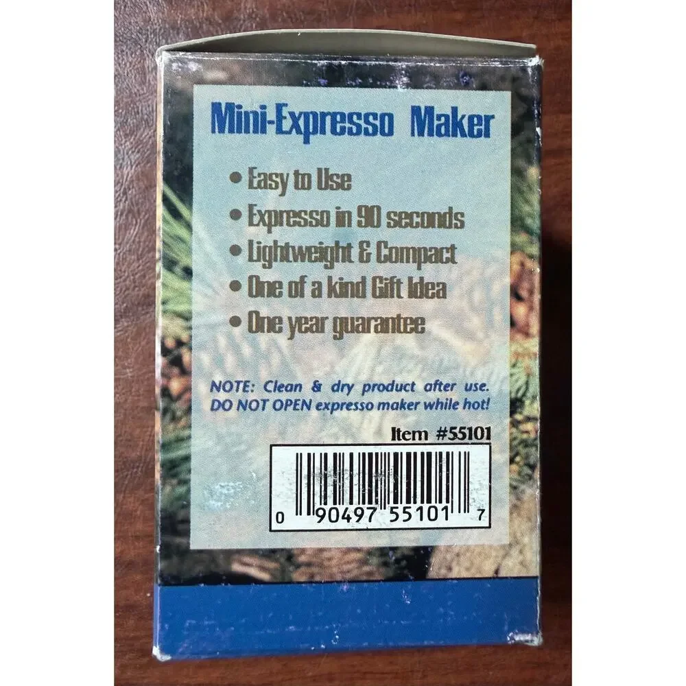 GSI Mini Expresso Maker Gourmet Camp Coffee Italy Portable New Lightweight